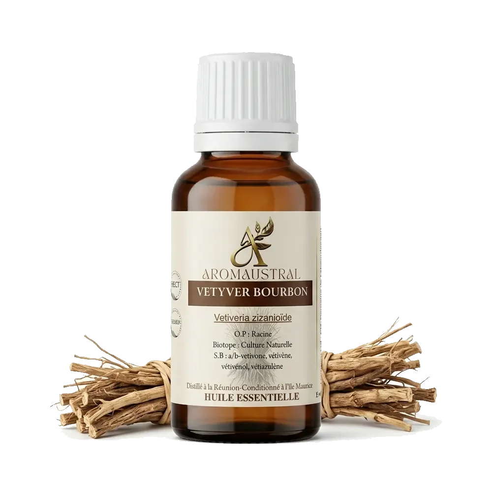 Huile essentielle de Vétiver Bourbon