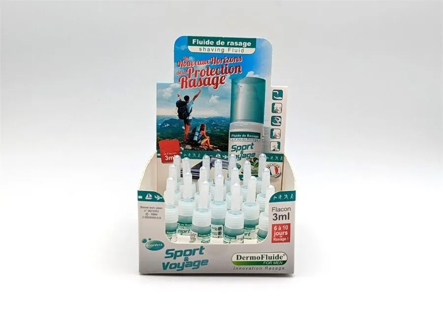 Coffret Sport & Voyage, présentoir de 18 mini-flacons 3 ml